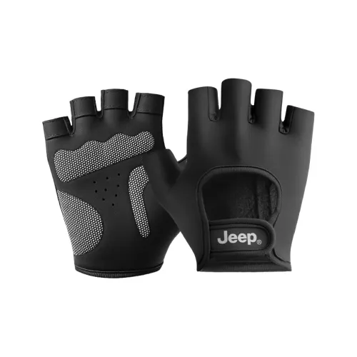 JEEP Нейлоновые фитнес-перчатки мужские черные