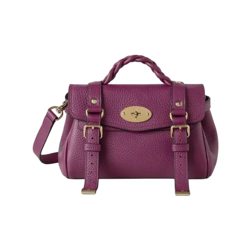 Mulberry Alexa Сумка через плечо из коровьей кожи мини-сумка женская цвет орхидейно-фиолетовый