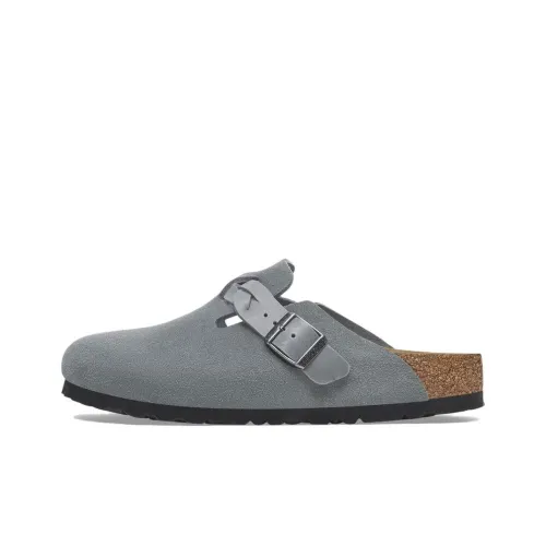 Birkenstock Boston Braided Домашние тапочки Базальт Серый Женские