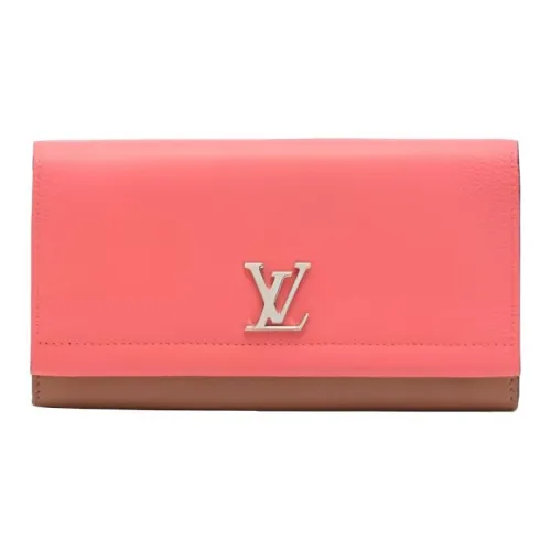 LOUIS VUITTON Кожа Кошелек Женские Розовый