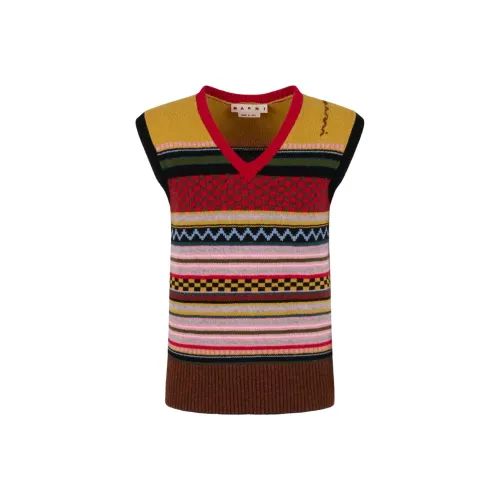 MARNI Red Men's Tank Tops MARNI Красный Мужские Майки