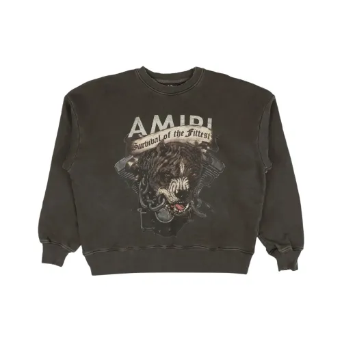 AMIRI Мужские черные свитшоты