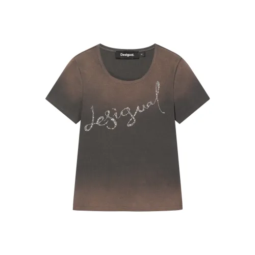 Desigual Серые Женские Футболки