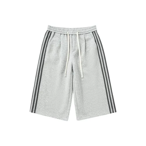 A3G4 Вересковый серый Унисекс Повседневные шорты