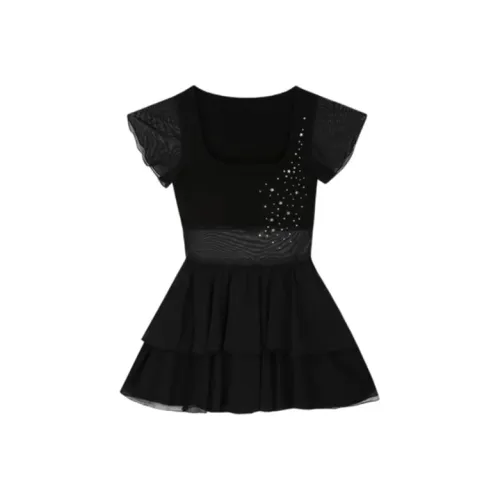 Frustration Garden Короткий рукав Платье Женское