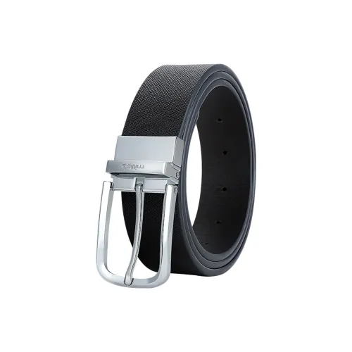 MILLIE'S Ремни из лощеной коровьей кожи Мужской ширина 3,4 см