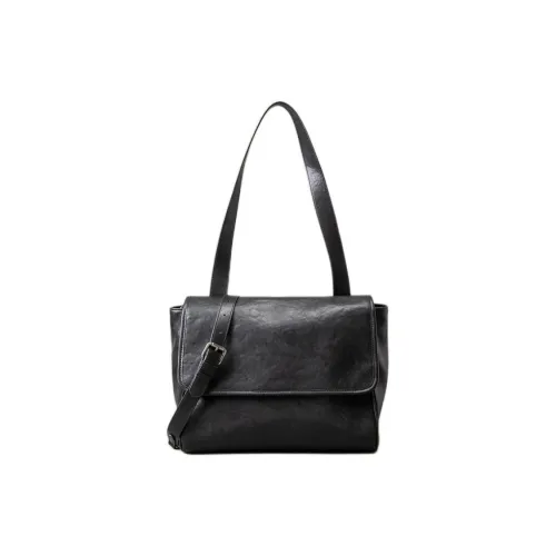 SHIZIYOUA Сумка для курьера из коровьей кожи сумка через плечо сумка для мужчин черная среднего размера