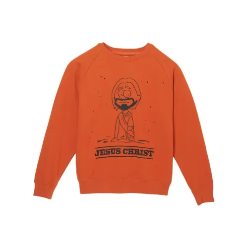 SOMEIT Orange Men's Sweatshirts