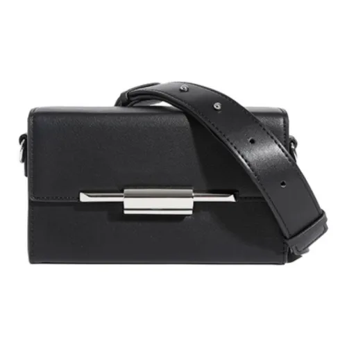 SHIZIYOUA Microfiber Leather Crossbody Bag Regular Men's Black SHIZIYOUA Микрофибра Кожа Сумка через плечо Стандартная Мужская Черная