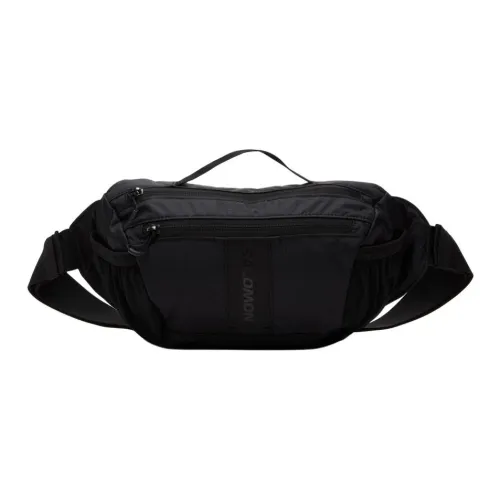 SALOMON Nylon Одно Плечо Через Плечо Сумка Crossbody Стандартная Унисекс Черный