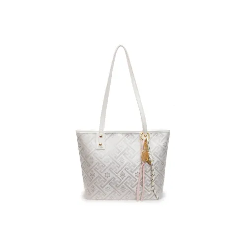 YTARA ПУ (полиуретан) Тоут Подмышечный Сумка на плечо Женская Белый Черный Серый Фиолетовый Розовый