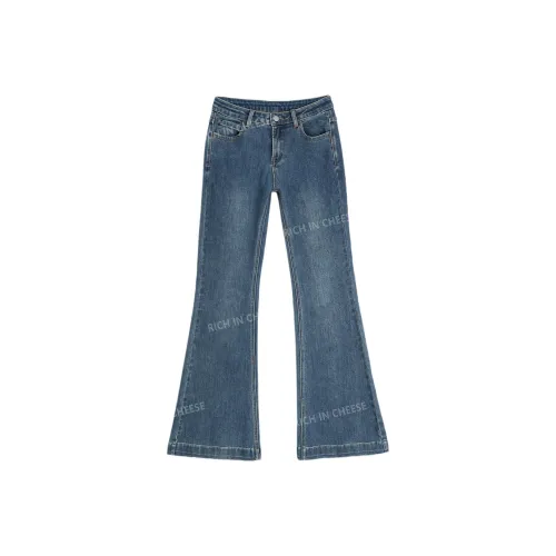 RICH IN CHEESE Женские джинсы