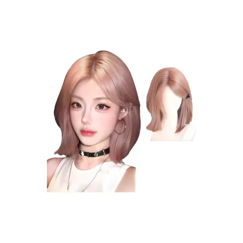 FYOSEE Анти Кость Sweetheart Full Head Перука одна Строчка Короткие волосы