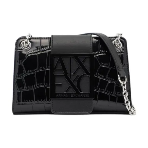 ARMANI EXCHANGEAE Полиуретан Сумка через плечо Мини Женская Черная