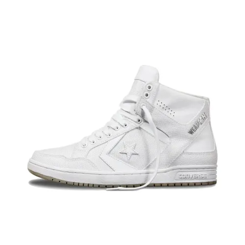 Конверс WEAPON Abrasion Resistant MID Топ Скейтборд Кроссовки Мужские Белые