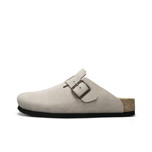 Kung Fu Partners Резиновая подошва Пробковая подошва Устойчивая к истиранию Домашние тапочки Женские