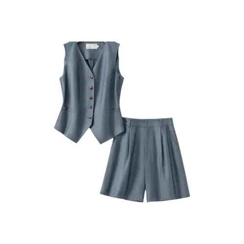 IHIMI Синий Женские Повседневные Костюмы