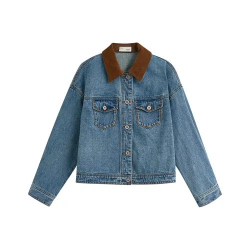 Inman Denim Jacket Women's Gift Box Set Инман Деним Куртка Женская Набор в Коробке