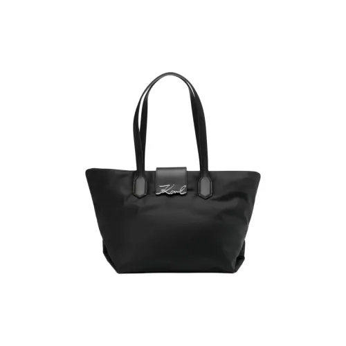 Karl Lagerfeld Полиамид Тоут Сумка Сумка для покупок Сумка через плечо Женская Черная