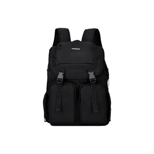 Warrior Нейлон Рюкзак Унисекс Черный Белый