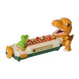 Yellow-Dinosaur Игра с избеганием препятствий Консоль [Спрей Звук & Свет + Двойное Поставка Павы + Регулируемая Скорость]