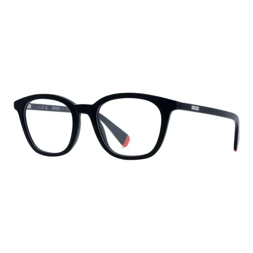 KENZO Ацетатный лист Квадратные оправы для очков Унисекс Черный