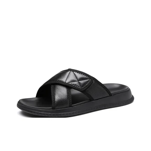 SENJIALUO Резина Шов Устойчивость к запахам Устойчивость к истиранию Быстросохнущие Слип-он Мужской Черный