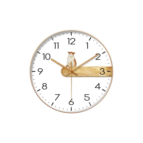 HENGQI Механизм с плавным ходом секундной стрелки Стена Часы Унисекс