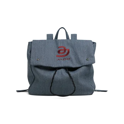 JACD Ткань Рюкзак Стандартный Женский Морской Синий