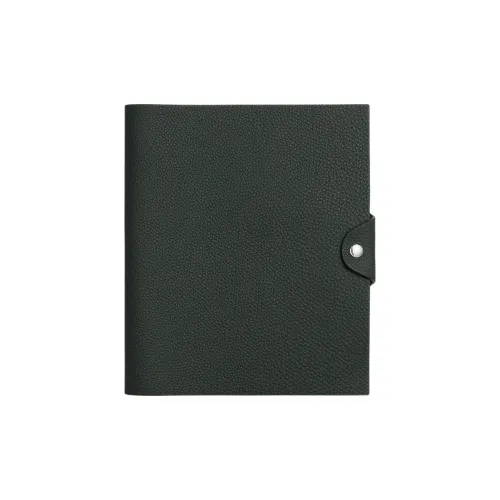 HERMES Ulysse Телячья кожа Защитный чехол Средний размер Женский Nouveau Темно-зеленый