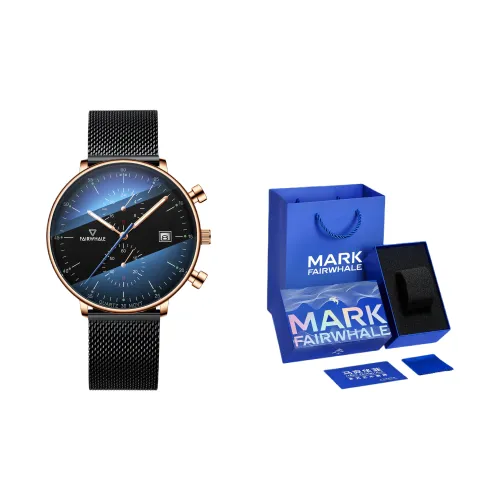 FAIRWHALE Driver Collection Мужские часы Кварцевый механизм Часы Мужские Черный циферблат