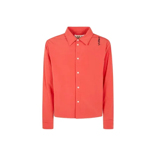 MARNI Коралловый Мужской Рубашки