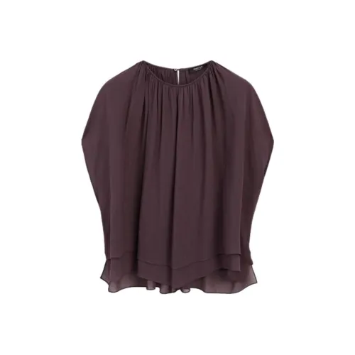 Massimo Dutti Фиолетовые Женские Рубашки