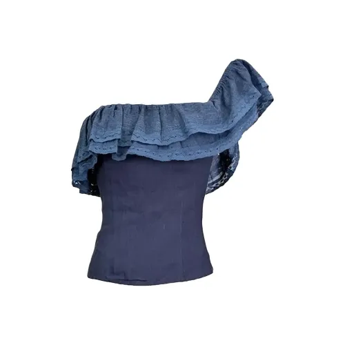 COHX Синие Женские Футболки