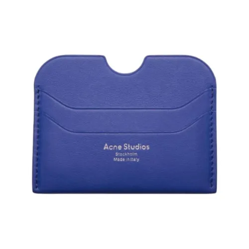 ACNE STUDIOS Мягкая коровья кожа карман для карт держатель для карт женский синий