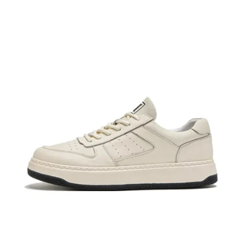 WH Аbrasion Resistant Легкий Bottom Resistant Low Top Casual Men's White