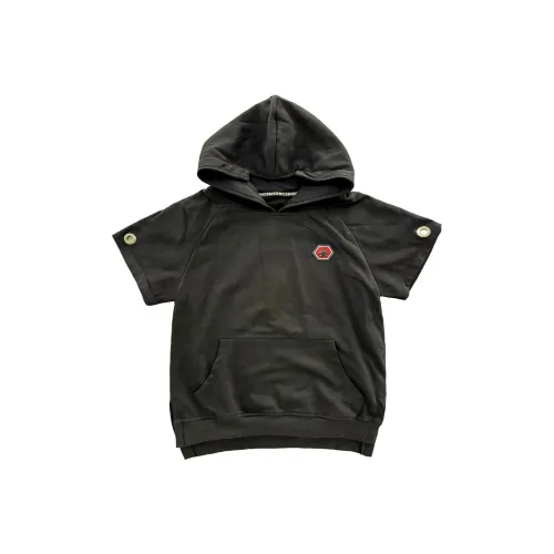 YAOQI Черная унисекс футболка