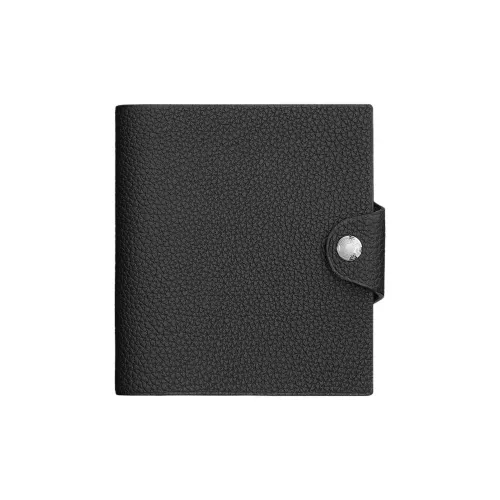 HERMES Ulysse Телячья кожа Защитный чехол Мини Унисекс 89 Черный