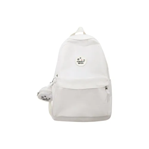 NANXIAOXIANG Нейлон Рюкзак Унисекс Белый Имбирно-желтый Темно-синий Зеленый Черный Красный