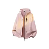 Кораллово-розовый (Ветрозащитная и водонепроницаемая легкая ветровка)