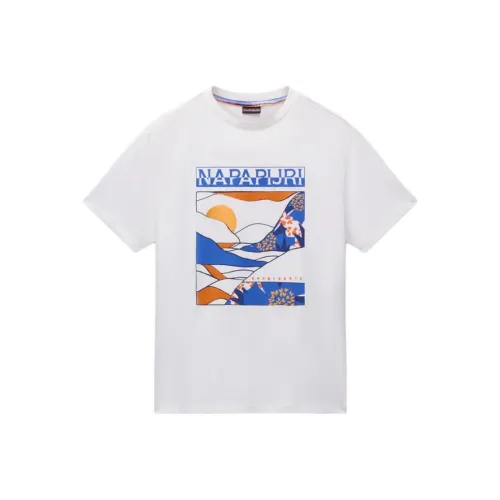 NAPAPIJRI Белая Мужская T-Рубашка