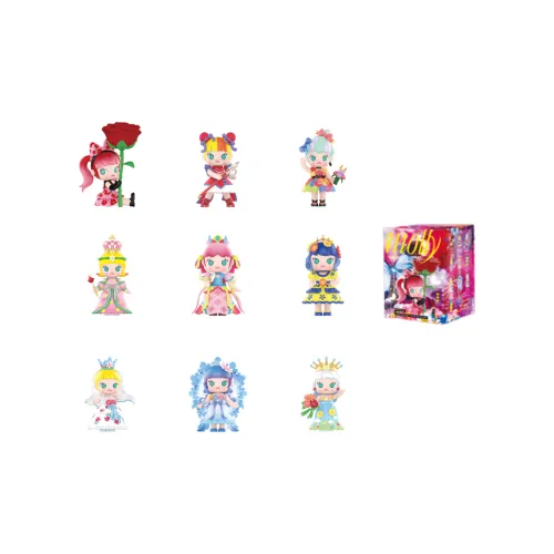 POP MART Коллаборация Edition MOLLY Koike Emiko Flowers · Instant Illusion Blind Box Single Blind Box Full Box 9 шт