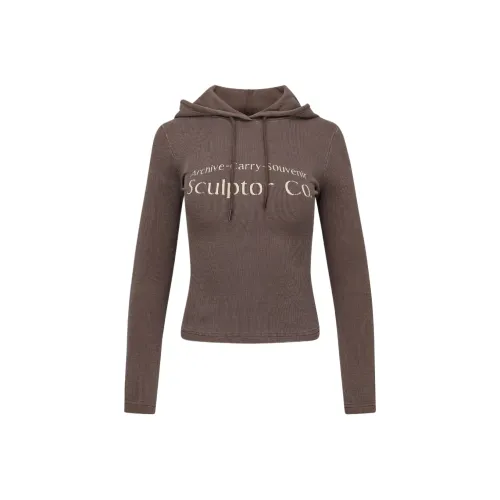 SCULPTOR Коричневый Женские T-рубашки
