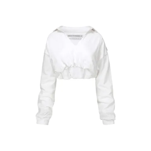 SCULPTOR Белый Женские Короткие Топы