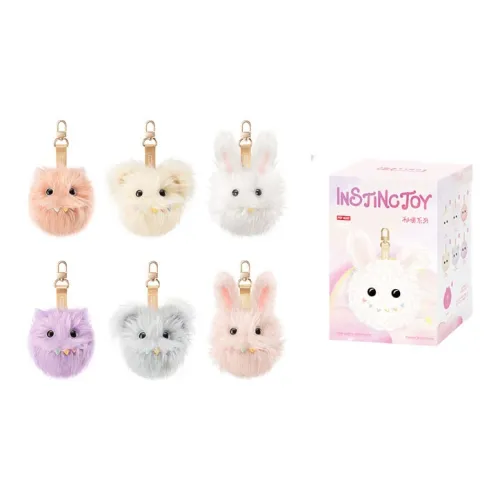 POP MART Коллаборация INSTINCTOY Mystic Realm Collection Plush Mystery Box Слепые коробки Один Mystery Коробка Полная коробка 6 шт