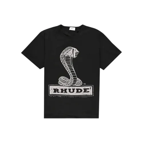 RHUDE Черные Мужские T-Рубашки