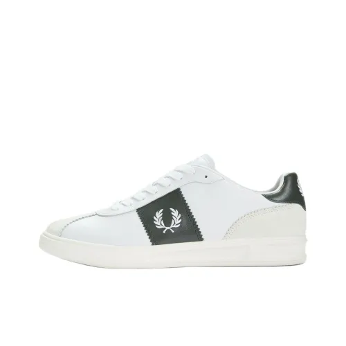 FRED PERRY B4 Устойчивые к истиранию низкие кроссовки для скейтбординга Мужские Белые