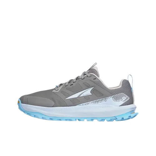 Altra Lone Peak 9 Устойчивые к истиранию Дышащие Низкие Кроссовки для бега Женские Серые