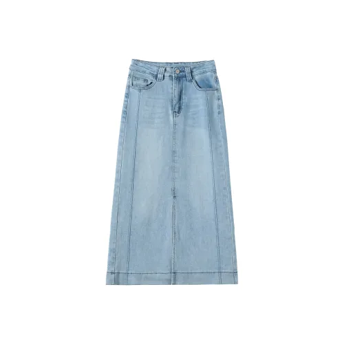 Garbege Деним Длинный Юбка Женские