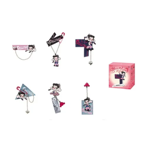 POP MART с Skullpanda Слепые коробки 1 Mystery коробка Целая коробка OF 6 шт